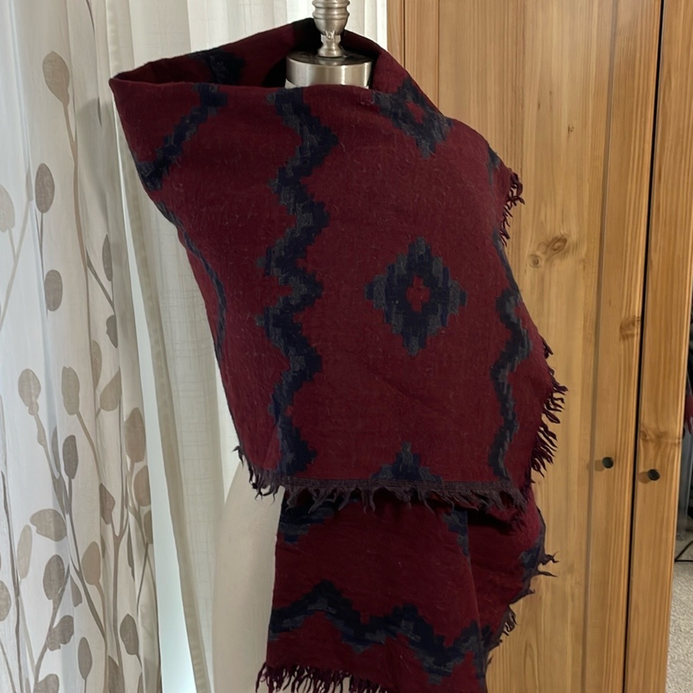 Wilfred Diamond Mosaic Blanket Scarf